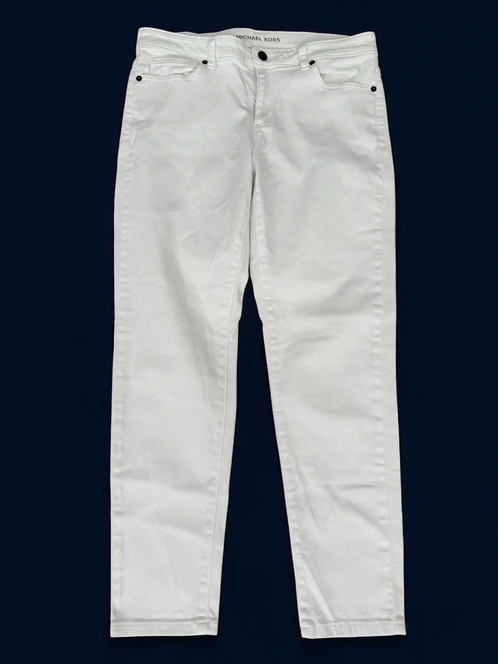 Michael Kors White Ankle Jeans